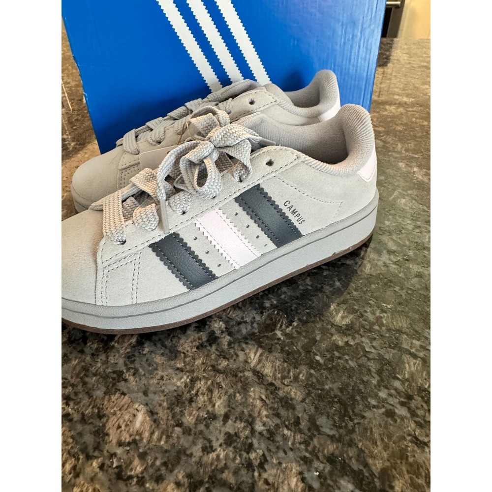 Adidas Originals Campus 00s C Kids Grey‎ Pink Suede Sneakers JS0056 Size 2 US